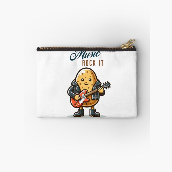 Item preview, potato mascot rock star playing electric guitar designed and sold by rizaldz.