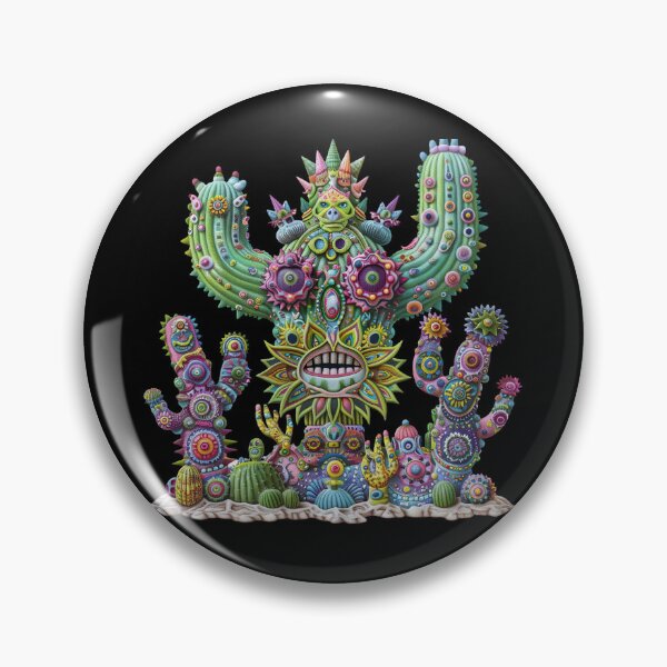 Artikelvorschau, Trippy and Ornate Cactus entworfen und verkauft von Psyberspace.