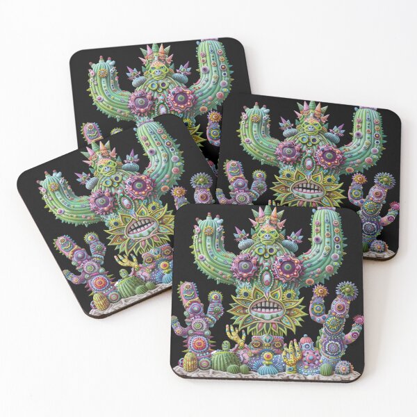 Item preview, Trippy and Ornate Cactus designed and sold by Psyberspace.