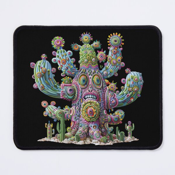 Item preview, Trippy and Ornate Cactus designed and sold by Psyberspace.