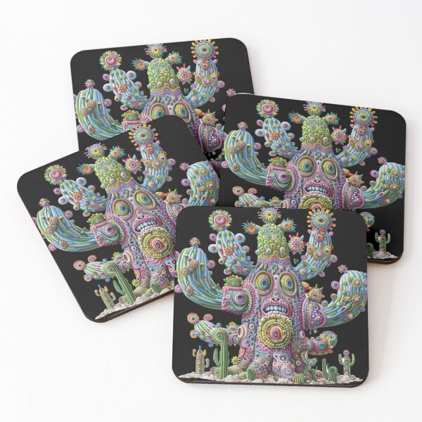 Aperçu de l'œuvre Trippy and Ornate Cactus créée et vendue par Psyberspace.