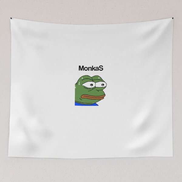 Item preview, monkaS Emote Black Text designed and sold by KingClothes.