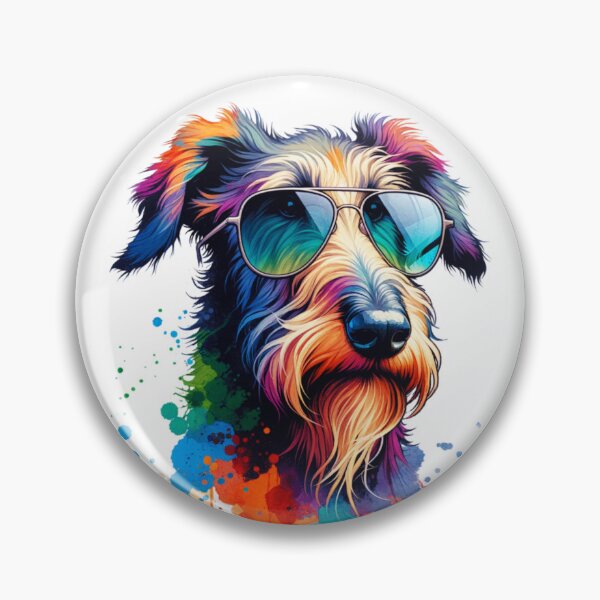 Item preview, Watercolor Scottish Deerhound Wearing Sunglasses designed and sold by TheAnimalZ00.