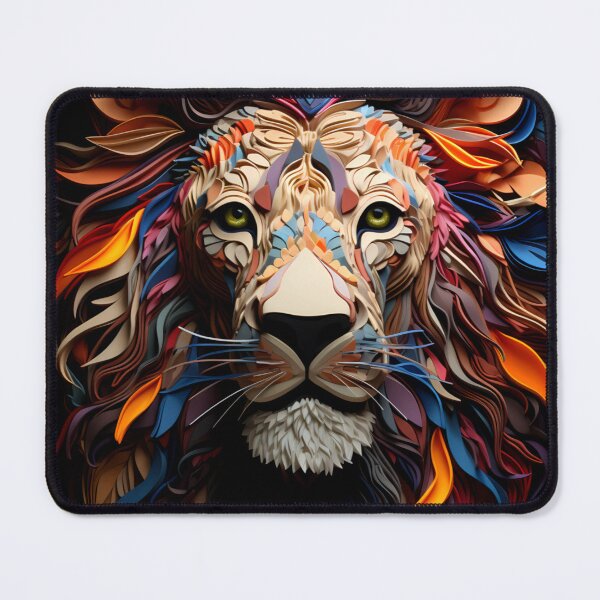 Item preview, Abstract Lion Themed Art Print Design designed and sold by mondmakes.