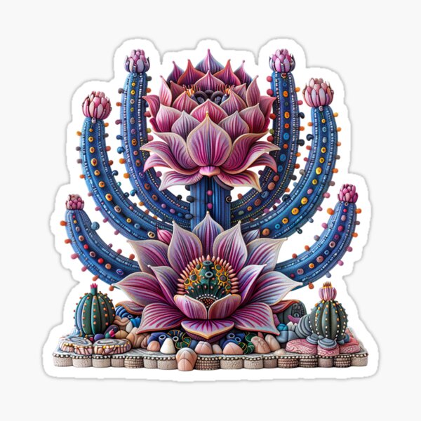 Item preview, Trippy and Ornate Cactus designed and sold by Psyberspace.