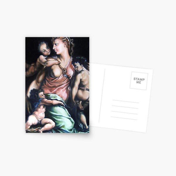 after renaissance master Salviati - Charity Postcard