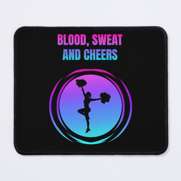 Item preview, Blood, Sweat And Cheers! Cheerleader With Pom Poms. designed and sold by Artography Designs.