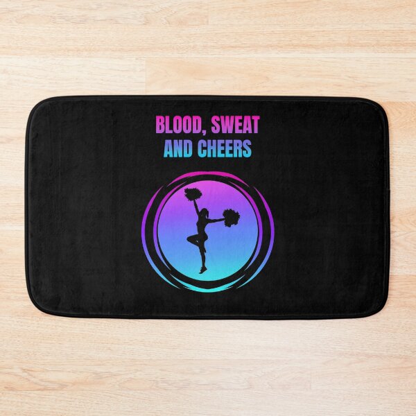 Item preview, Blood, Sweat And Cheers! Cheerleader With Pom Poms. designed and sold by Artography Designs.