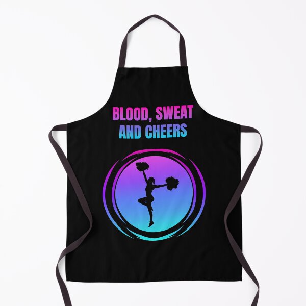 Item preview, Blood, Sweat And Cheers! Cheerleader With Pom Poms. designed and sold by Artography Designs.