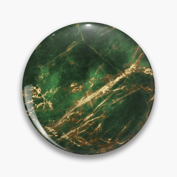 Item preview, Luxurious Green Faux Marble Art With Golden Veins designed and sold by DEC02.