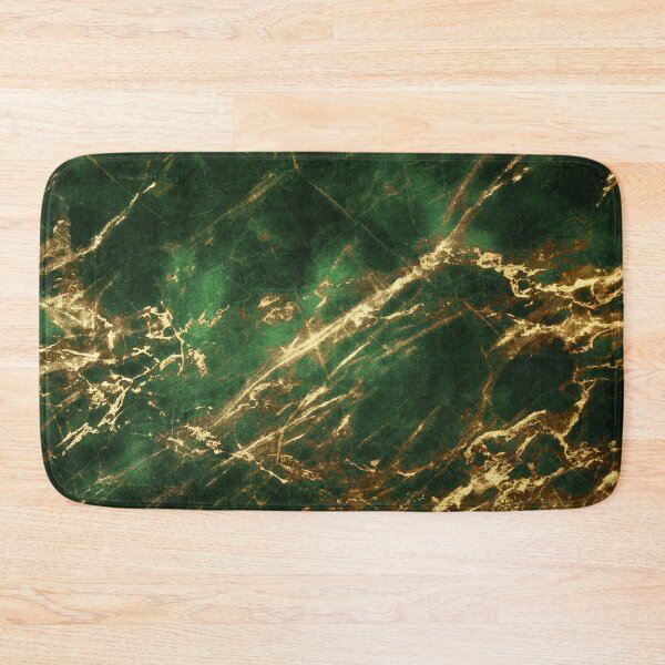 Item preview, Luxurious Green Faux Marble Art With Golden Veins designed and sold by DEC02.