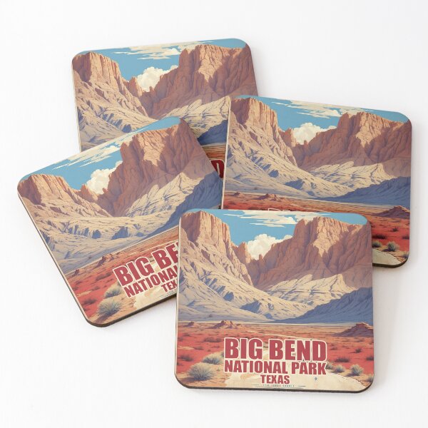 Item preview, Big Bend National Park Texas USA Vintage Travel Tourism  designed and sold by TravelersGems.