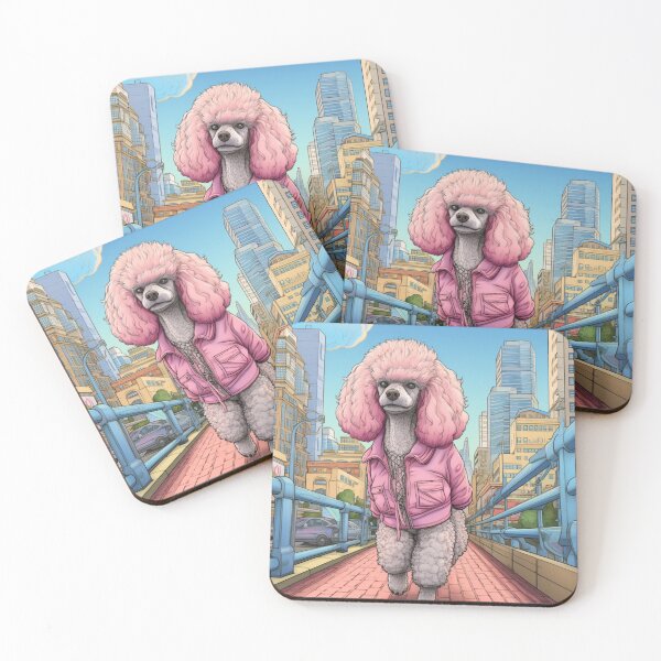 Item preview, Poodle Promenade: Cityscapes and Pup Struts designed and sold by OneStopPoodle.