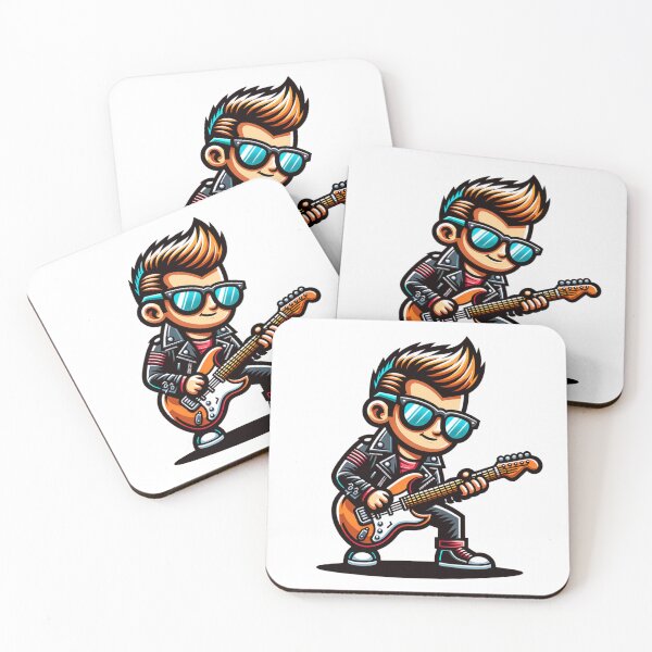 Item preview, punk rock star playing electric guitar designed and sold by rizaldz.