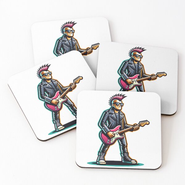 Item preview, punk rock star playing electric guitar designed and sold by rizaldz.