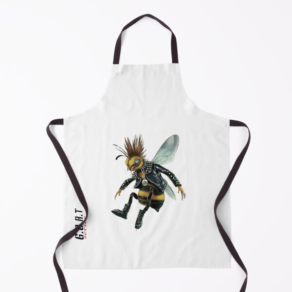 Item preview, Bee Cool - Rock Stylish Bee in a Leather Jacket designed and sold by GL!TCH LAB.