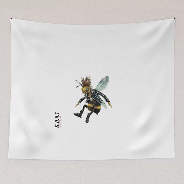 Item preview, Bee Cool - Rock Stylish Bee in a Leather Jacket designed and sold by GL!TCH LAB.