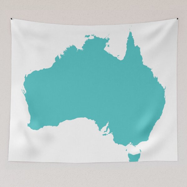 Item preview, Australia Love in Teal designed and sold by Maren Misner.
