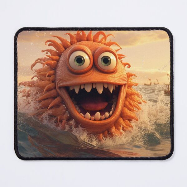 Item preview, Cartoon Sea Monster 5 designed and sold by AstroRisq.