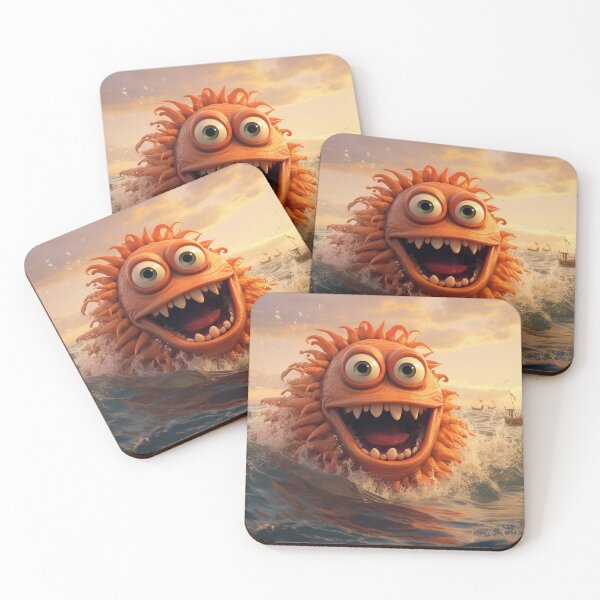 Item preview, Cartoon Sea Monster 5 designed and sold by AstroRisq.
