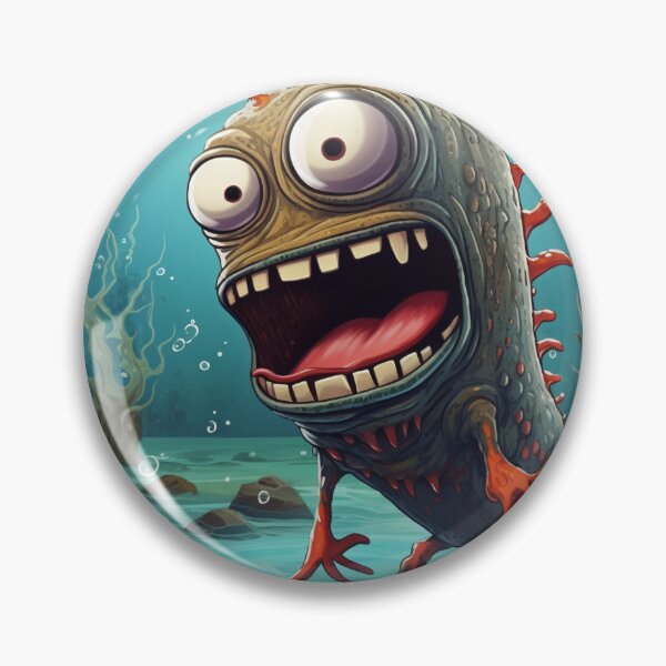 Item preview, Cartoon Sea Monster 6 designed and sold by AstroRisq.