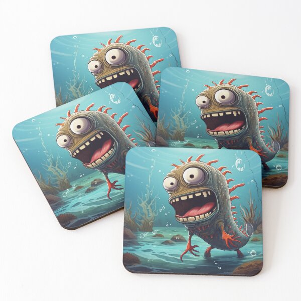 Item preview, Cartoon Sea Monster 6 designed and sold by AstroRisq.