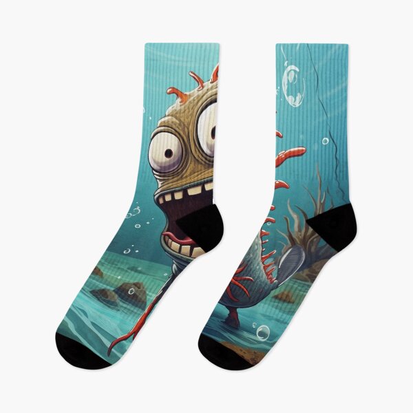 Item preview, Cartoon Sea Monster 6 designed and sold by AstroRisq.