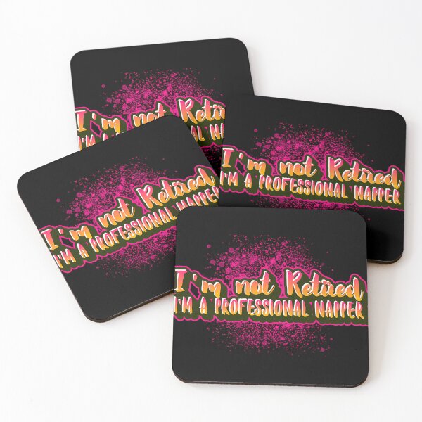 Item preview, I'M Not Retired I'M A Professional Napper Logo T-Shirt With Funny Old People Sayings designed and sold by NathFerrand.