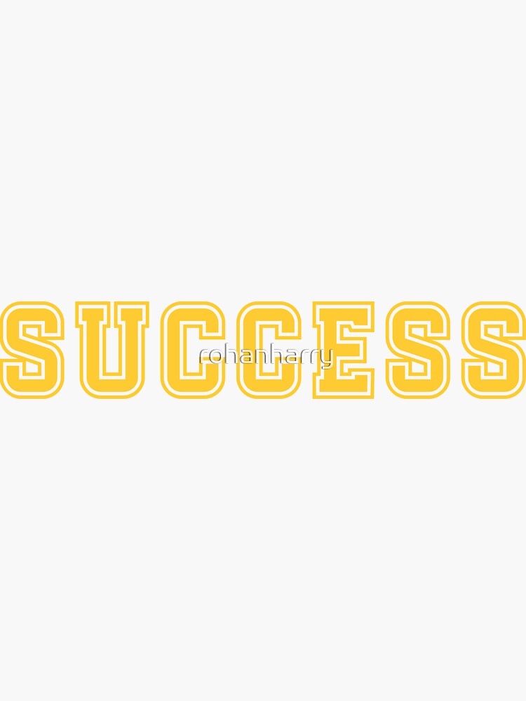 Thumbnail 3 of 3, Sticker, The University of Success designed and sold by rohanharry.