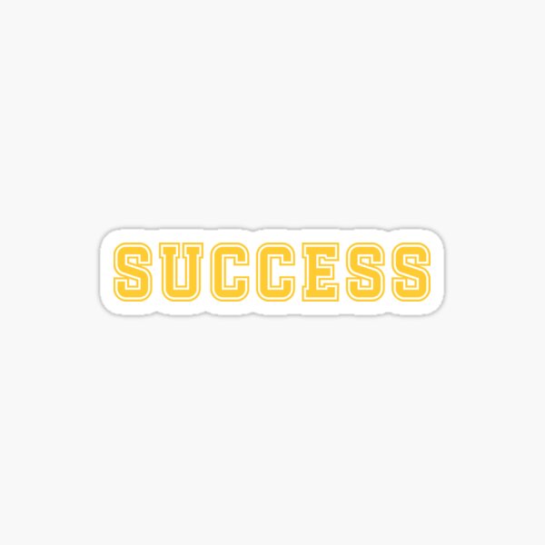 The University of Success Sticker