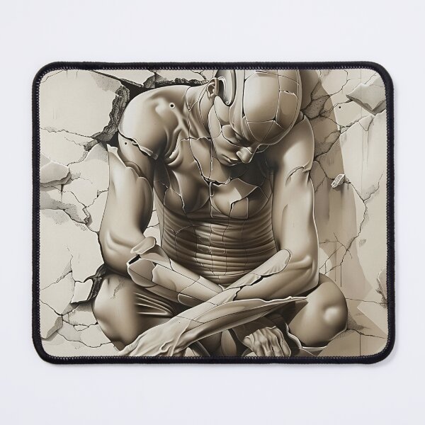 Item preview, Humanity And Technology Abstract Art designed and sold by Obsidian Ink by Wilshire.