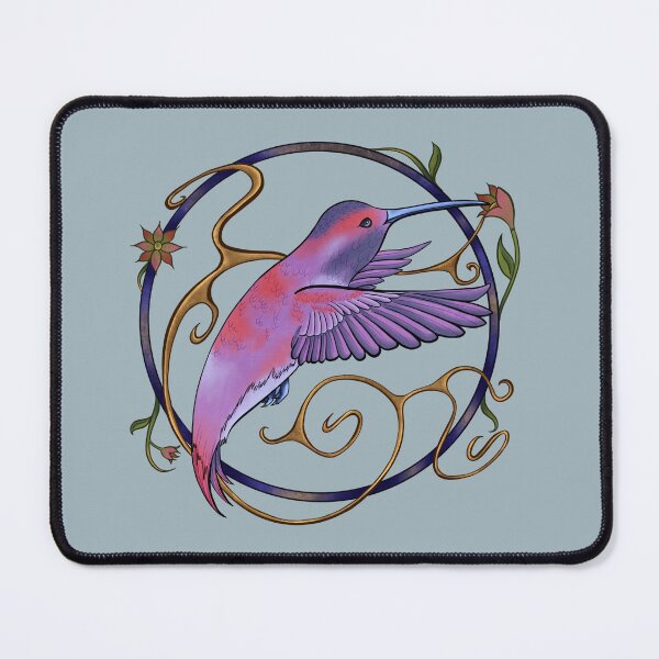 Item preview, Art Nouveau Hummingbird Transparent designed and sold by GStouderArt.