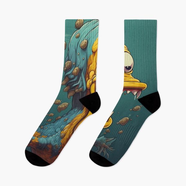 Item preview, Cartoon Sea Monster 7 designed and sold by AstroRisq.