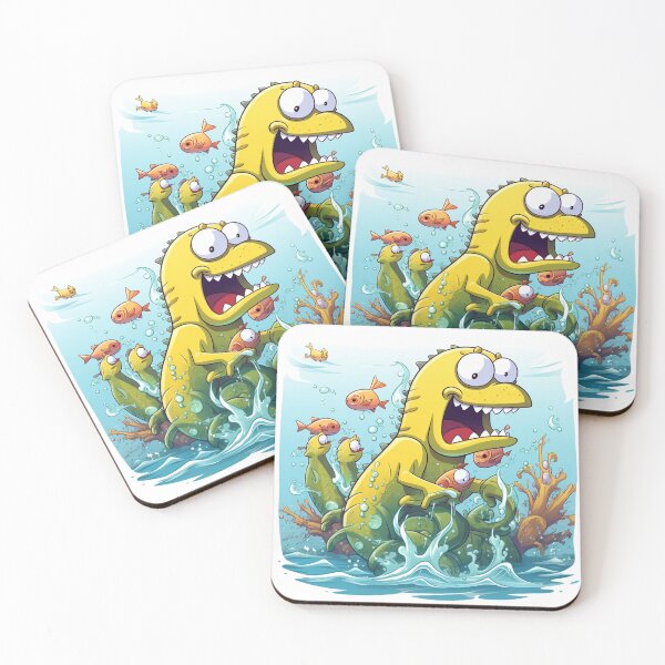 Item preview, Cartoon Sea Monster 8 designed and sold by AstroRisq.