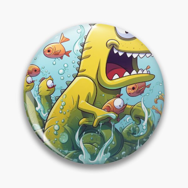 Item preview, Cartoon Sea Monster 8 designed and sold by AstroRisq.