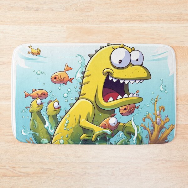 Item preview, Cartoon Sea Monster 8 designed and sold by AstroRisq.