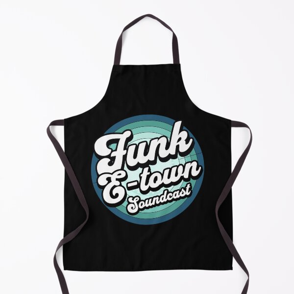 Item preview, FUNK E-TOWN SOUNDCAST - Staged Gradient Logo (Teal Blue) designed and sold by Discothreadz.