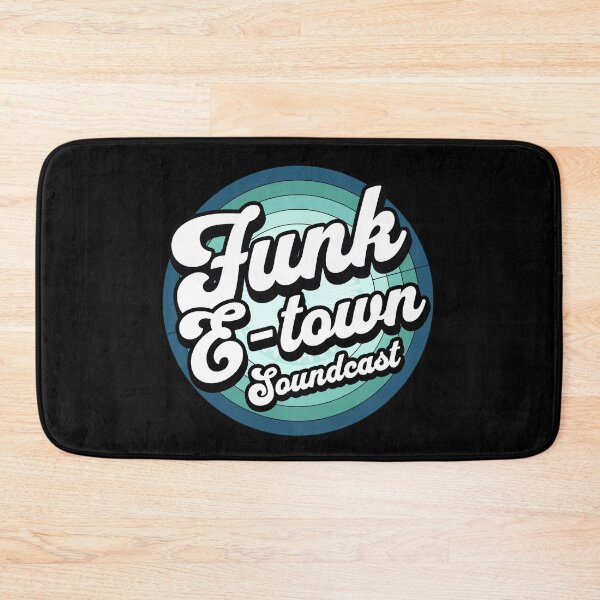 Item preview, FUNK E-TOWN SOUNDCAST  - Staged Gradient Logo  (Teal Blue)  designed and sold by Discothreadz.