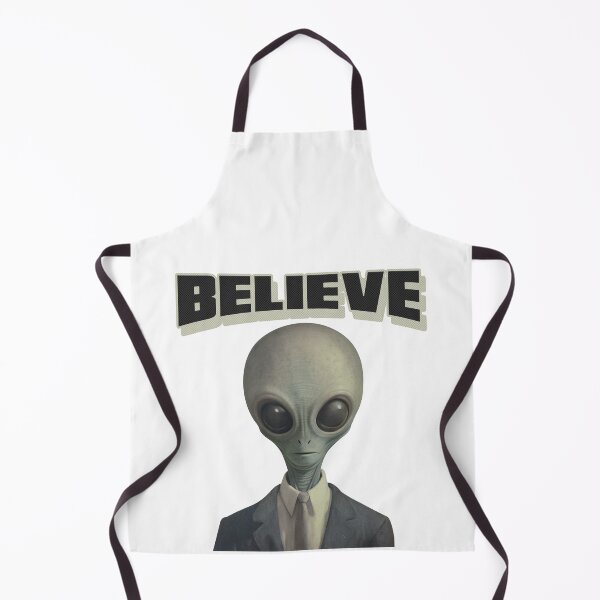 Item preview, Believe Retro Grey Alien designed and sold by SplendidThings.