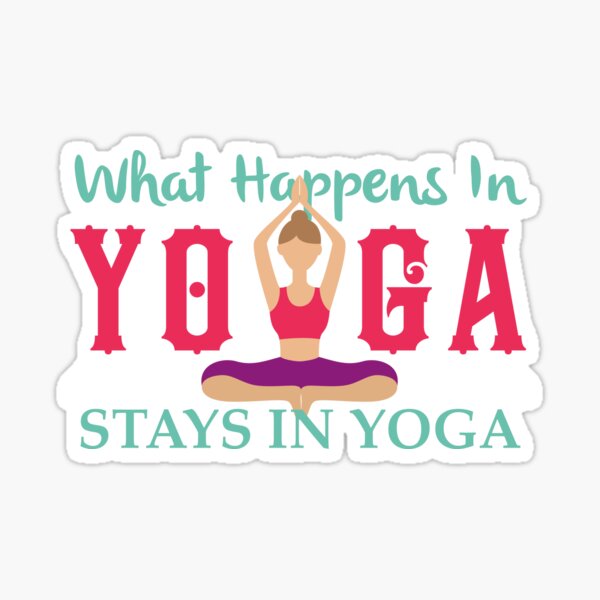 For Yoga Teacher Stickers for Sale