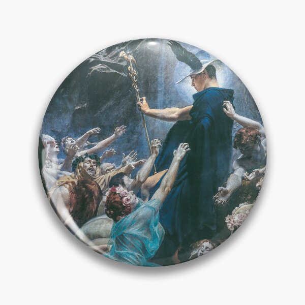 Item preview, Souls on the Banks of the Acheron by Adolf Hirémy-Hirschl 1898 designed and sold by Oracle0702.