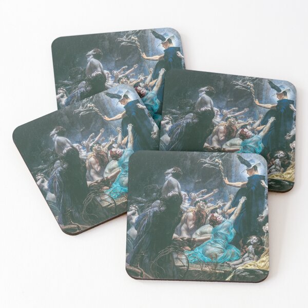 Item preview, Souls on the Banks of the Acheron by Adolf Hirémy-Hirschl 1898 designed and sold by Oracle0702.