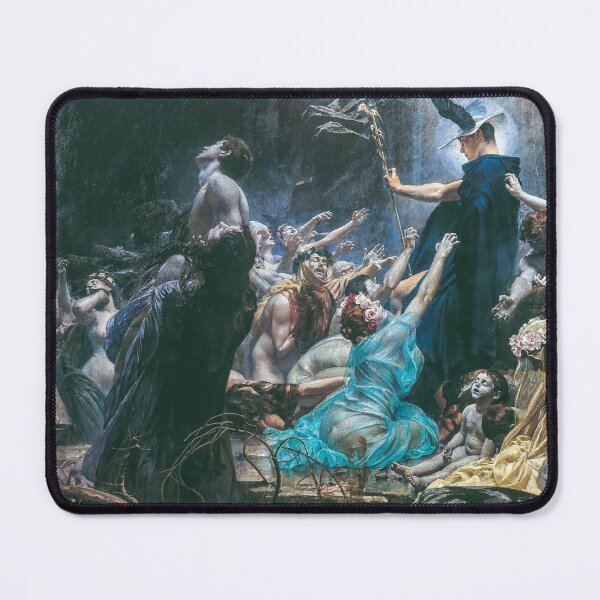 Item preview, Souls on the Banks of the Acheron by Adolf Hirémy-Hirschl 1898 designed and sold by Oracle0702.