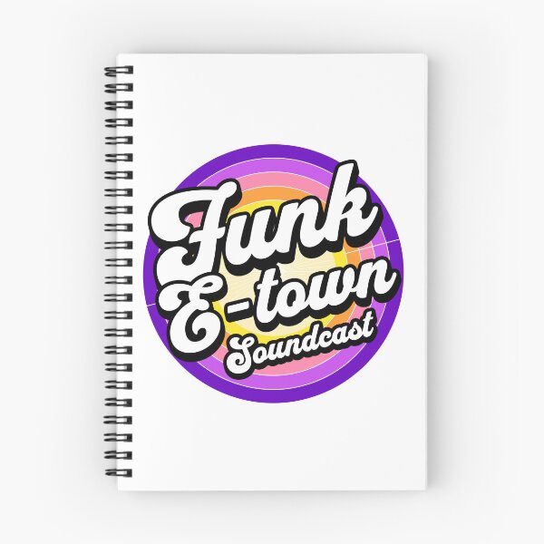 Item preview, FUNK E-TOWN SOUNDCAST  - Staged Gradient Logo  (purple/gold)  designed and sold by Discothreadz.
