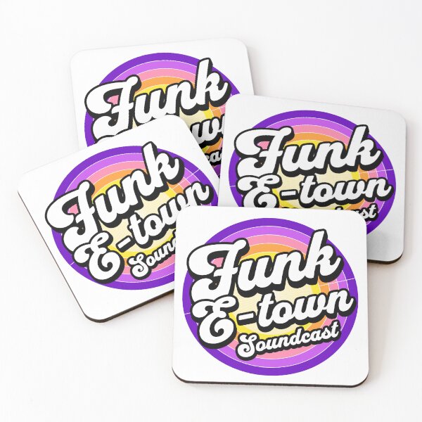 Item preview, FUNK E-TOWN SOUNDCAST  - Staged Gradient Logo  (purple/gold)  designed and sold by Discothreadz.