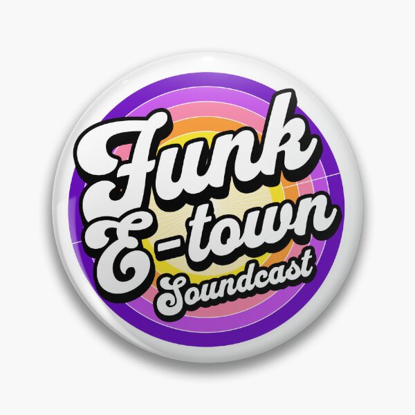 Item preview, FUNK E-TOWN SOUNDCAST  - Staged Gradient Logo  (purple/gold)  designed and sold by Discothreadz.