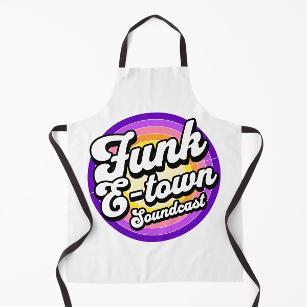 Item preview, FUNK E-TOWN SOUNDCAST - Staged Gradient Logo (purple/gold) designed and sold by Discothreadz.