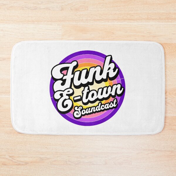 Item preview, FUNK E-TOWN SOUNDCAST  - Staged Gradient Logo  (purple/gold)  designed and sold by Discothreadz.