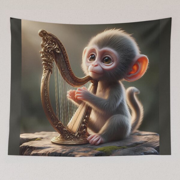 Item preview, Cute little monkey 2 designed and sold by WalterGomes.
