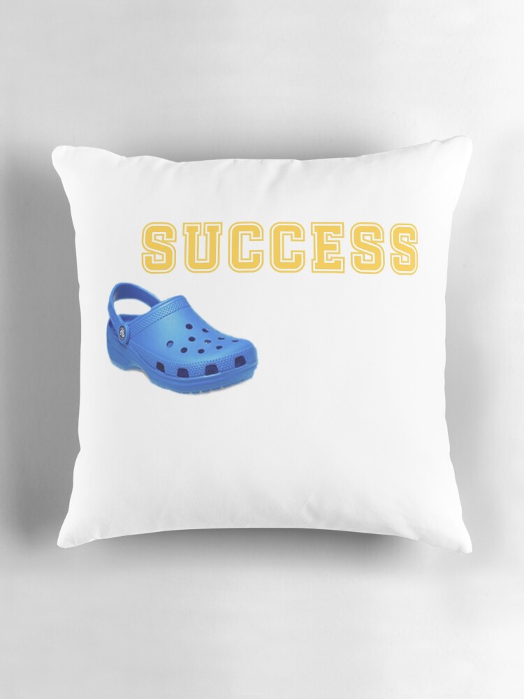 Thumbnail 3 of 4, Pillow, Stride to Success: Crocked Achievement Design designed and sold by rohanharry.